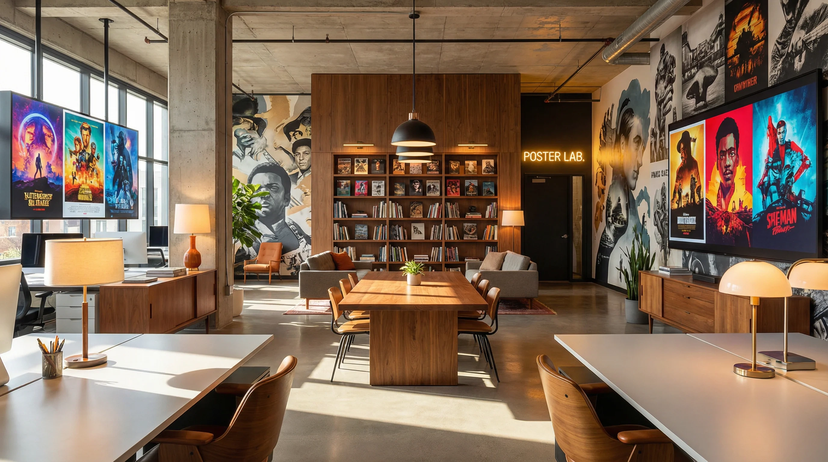 喷水团队办公室创意工作空间展示