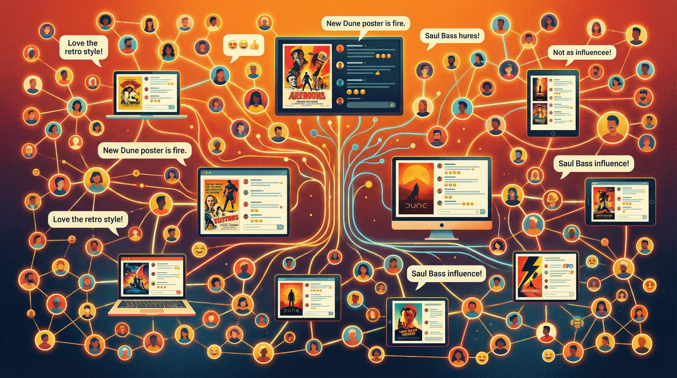喷水电影海报艺术鉴赏与设计师社区在线交流平台